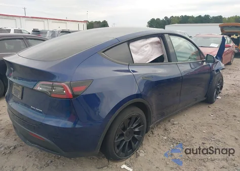 2022 Tesla Model Y Long Range Dual Motor All-Wheel Drive из США, поврежденный, VIN 7SAYGAEE6NF515816